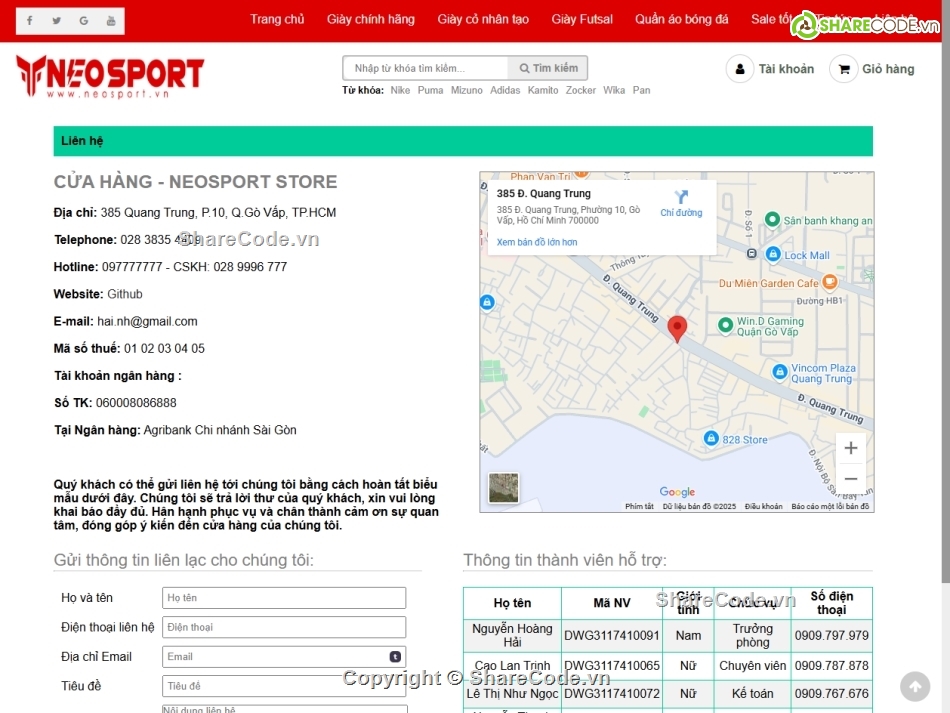 Website ban giay the thao,website ban giay da bong,website bán giày thể thao,website bán giay đá bóng,website shop ban giay the thao sport